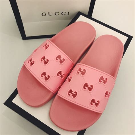 pink gucci slides 8|Gucci slides pink fluffy.